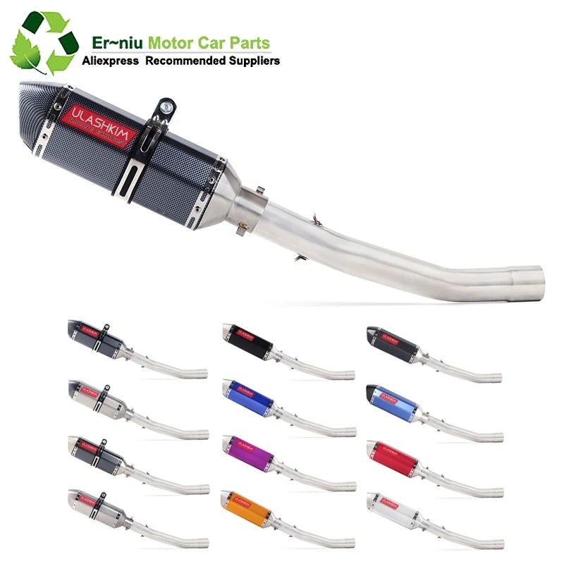 Бесплатная доставка Мотоциклетный глушитель выхлопной трубы средняя труба