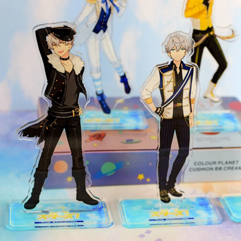 Аниме ансамбль звезды: Trickstar Hidaka Hokuto Akehoshi Subaru Косплей фигурка на акриловой подставке модель+ значок