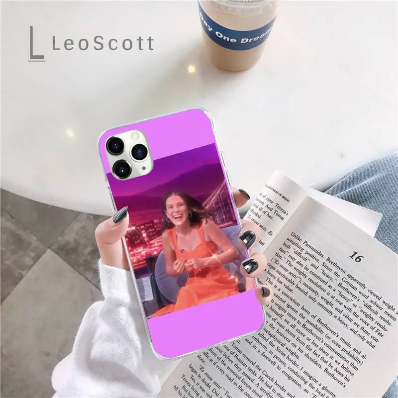 

Millie Bobby Brown Phone Case For iphone 12 5 5s 5c se 6 6s 7 8 plus x xs xr 11 pro max mini
