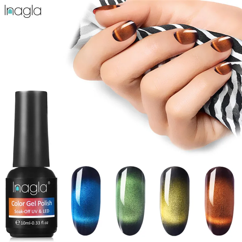 Inagla 10 мл драгоценный камень цветной серии Гель лак для ногтей отмачиваемый УФ и