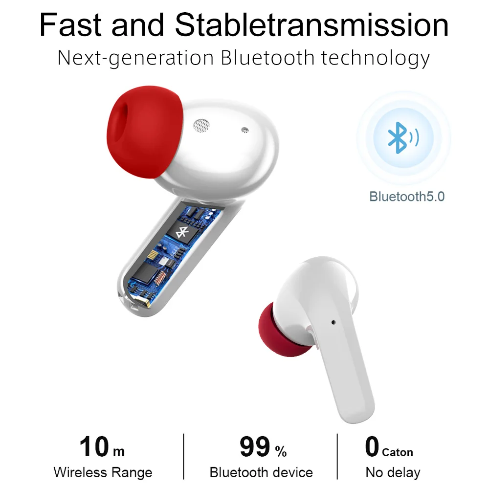 TWS-наушники KINGSTAR с поддержкой Bluetooth 5 0 и микрофоном