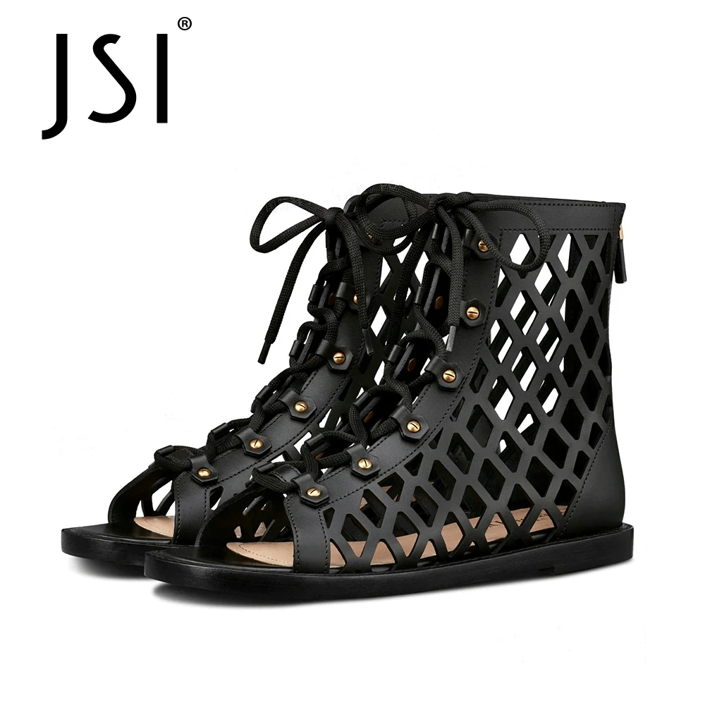 

JSI/Женская обувь; Сандалии; Дышащая Летняя обувь из натуральной кожи на плоской подошве с открытым носком; Повседневная обувь; Новинка; Стиль...