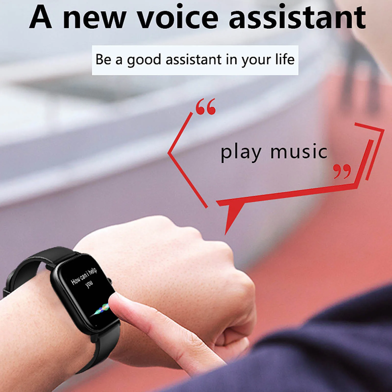 

NSSD P12 Bluetooth Call Answer Smart Watch Male Full To-uch Dial Call Fitness Tra-cker IP67 Waterproof 4G Smartwatch Bracele