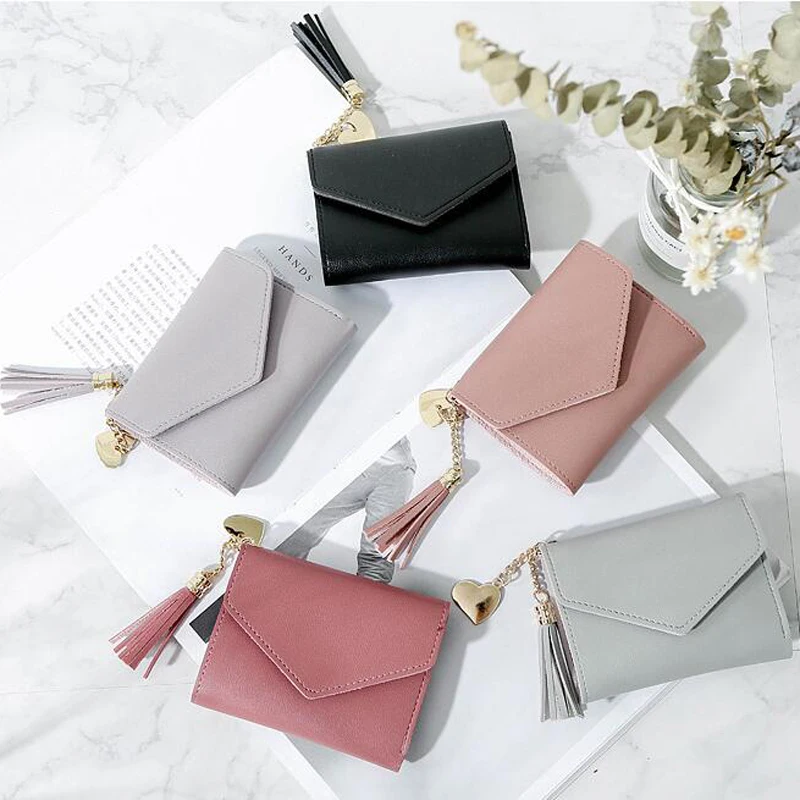 

Cute Ladies Wallet Leather Multi-function Mini Wallet Women Trend Student Coin Purse Credit Card Bag Wallet кошелек женский