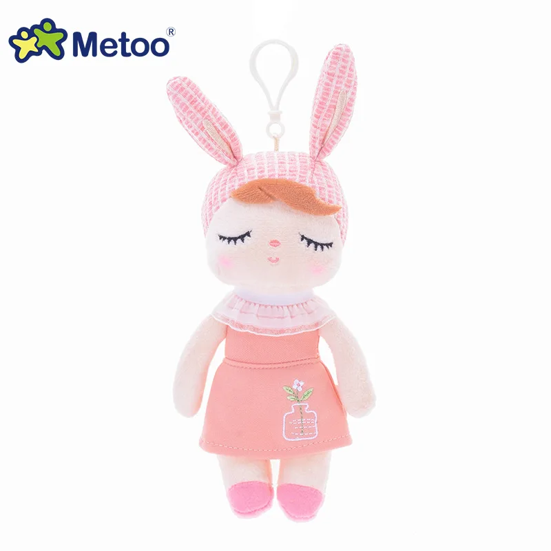 Мягкие игрушки для девочек, милая кукла Metoo, плюшевый кролик, мягкие Мультяшные кавайные животные для детей, Рождественский подарок на день рождения - Цвет: 0912-5