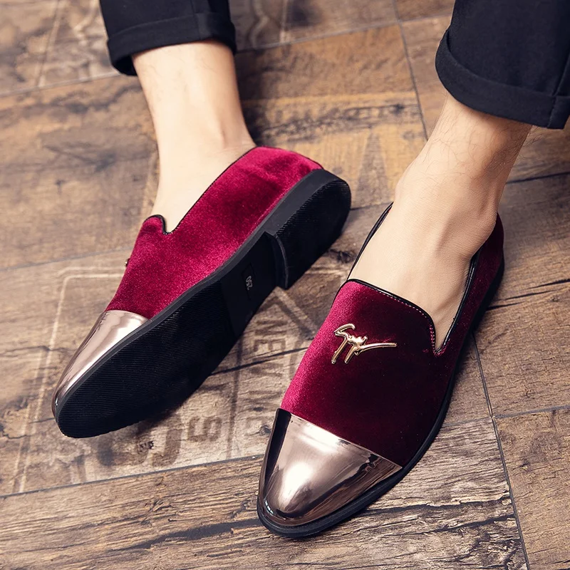 

Туфли loaferMoccasins Мужские дышащие, повседневные натуральные шлепанцы, модная формальная обувь, модные ботинки