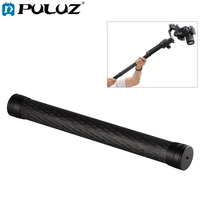 puluz 14 screw tripod mount portable carbon fiber telescopic monopod pole extension for dji moza feiyu v2 zhiyun g5 spg