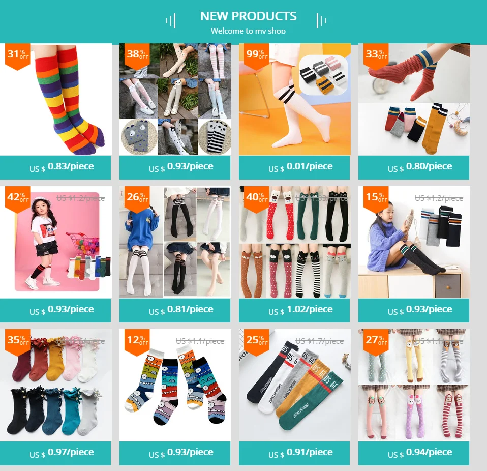 Cotton Cartoon Children's Baby Fox Socks With Bear Knee Highs Long Cute Infantil Kids for Girls kniekousen 3-12 Years old 1pcs