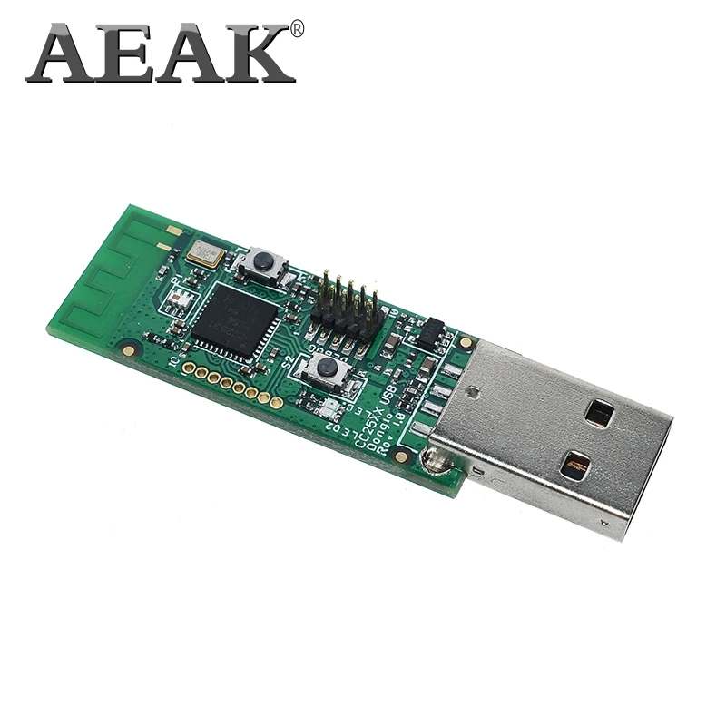 Беспроводная плата AEAK Zigbee CC2531 Sniffer модуль анализатора Packet Protocol USB модуля Dongle Capture