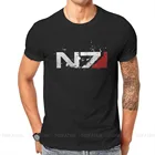 Mass Effect игра Проблемные N7 футболка Классический альтернативные высокое качество футболка большого размера с О-образным вырезом Для мужчин футболки