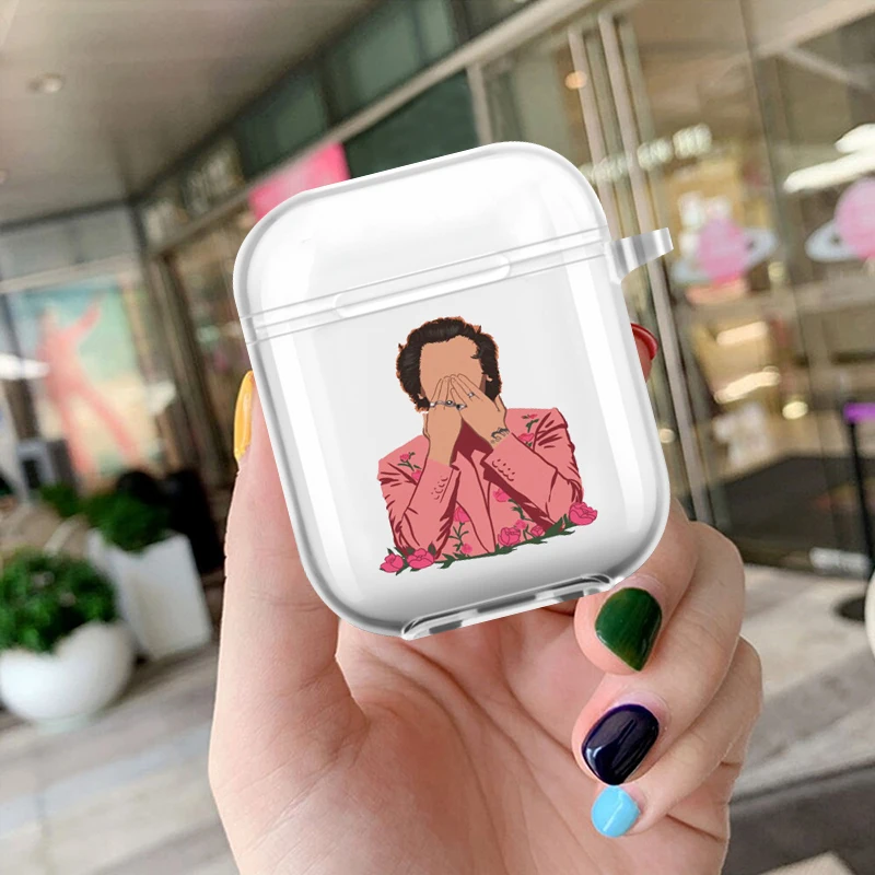 

Cartoon Vogue Harry Styles Treat People With Kindness Silicone Cases For Apple Airpods 1 2 Pro Wireless Bluetooth Headset Cover