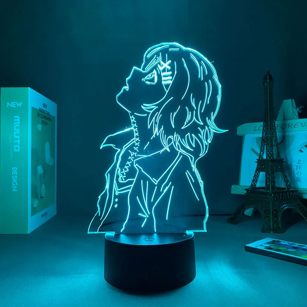 

Led Panel Lights Anime Light Tokyo Ghoul Manga Juuzou Suzuya Valentines Day Gift For Boyfriend Led Night Light 3D Lamp