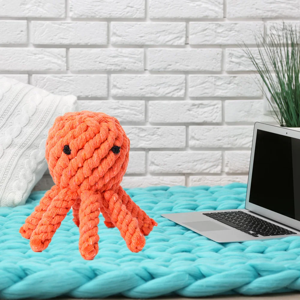 Жевательные игрушки для собак ручная вязка всех видов милых животных чистящие