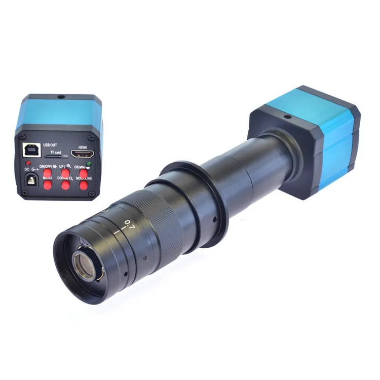 16MP HD TV HDMI USB Industry Digital C-Mount Microscope Camera TF Card + 180x Zoom Lens | Инструменты