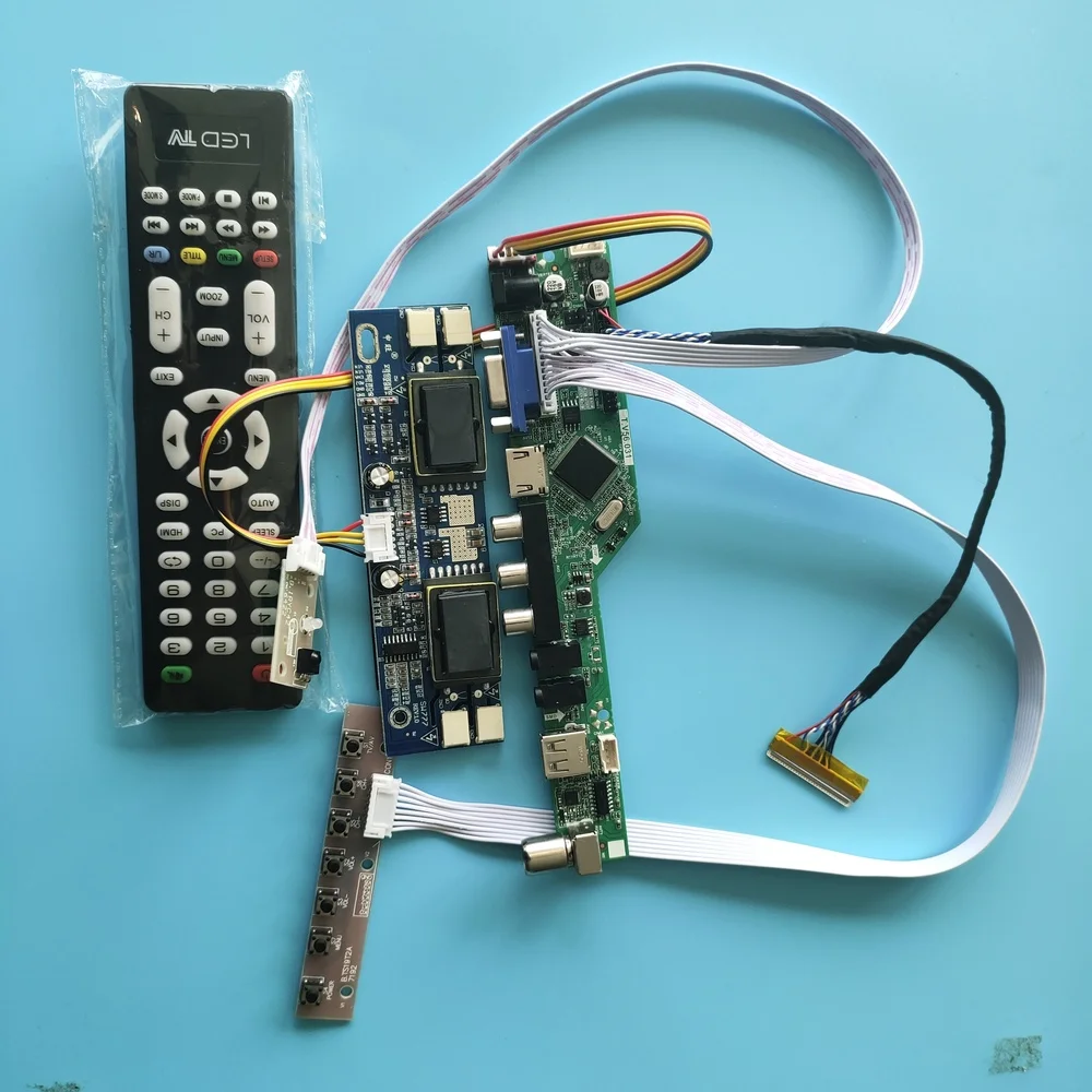 

for LM201WE3-TLF3 1680X1050 20.1" VGA AV Digital Signal TV USB 30pin Controller Driver Board New LCD kit Module 4 lamps
