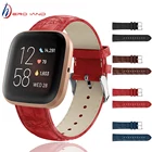 Кожаный ремешок для часов Fitbit versa 2 ремешок для часов браслет умный Браслет для Fitbit versa  versa lite браслет Correa