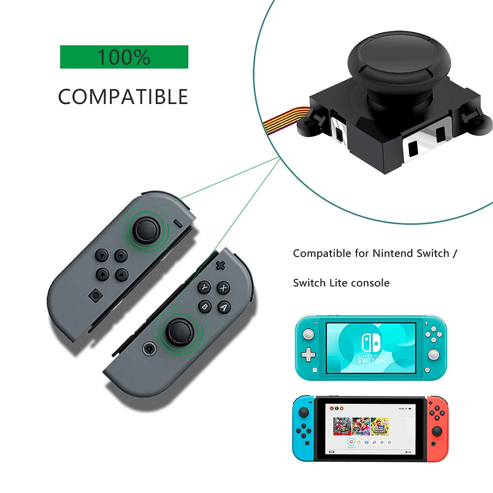 Сменный аналоговый джойстик для Nintendo Switch модуль датчика инструмент ремонта
