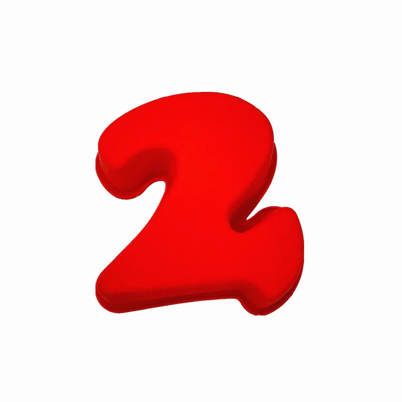 Number Cake Mold Tools Pan Mould Silicone 0-9 Anniversary Tin Birthday Baking mold | Дом и сад