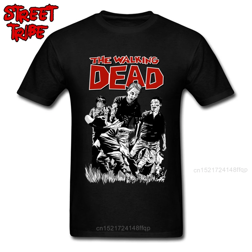 Футболка для костюмированной вечеринки Мужская футболка с принтом Ходячие