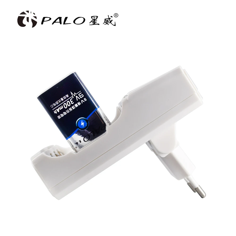 PALO aa aaa 2a 3a 9V зарядное устройство электрическая Зарядка для 1,2 V aa aaa 9v(6F22) Ni-MH аккумуляторы