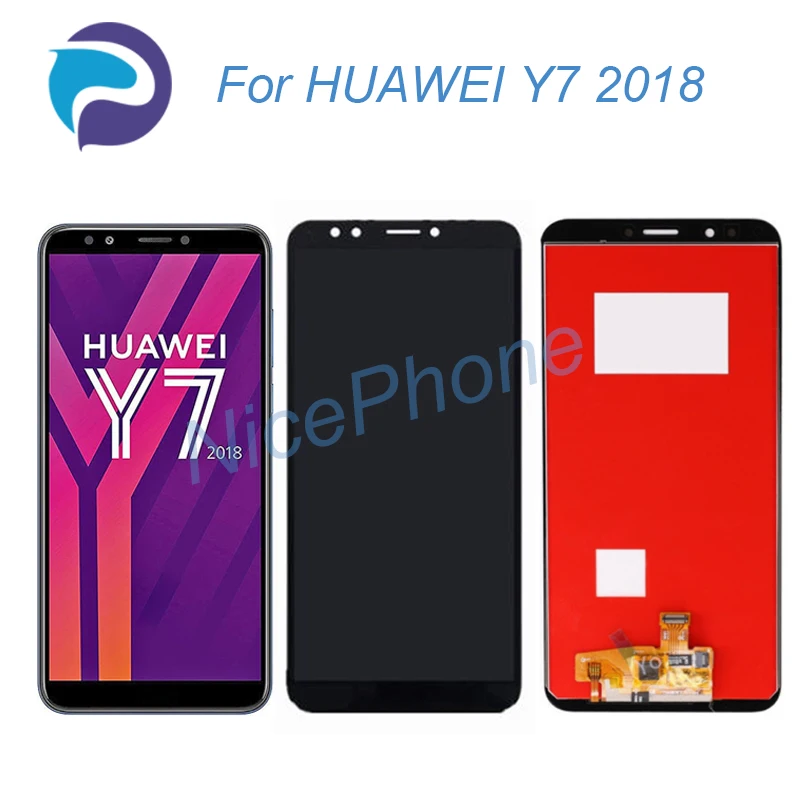 Для HUAWEI Y7 2018 ЖК-дисплей сенсорный экран Женский, для Huawei Y7 2018 ЖК-дисплей с рамкой Y7 2018 экран