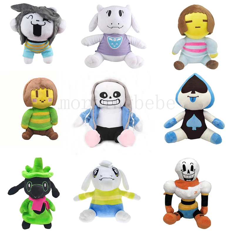 Undertale плюшевые игрушки куклы 23 28 см папируса фриск Chara Sans Peluches мягкие для Для детей