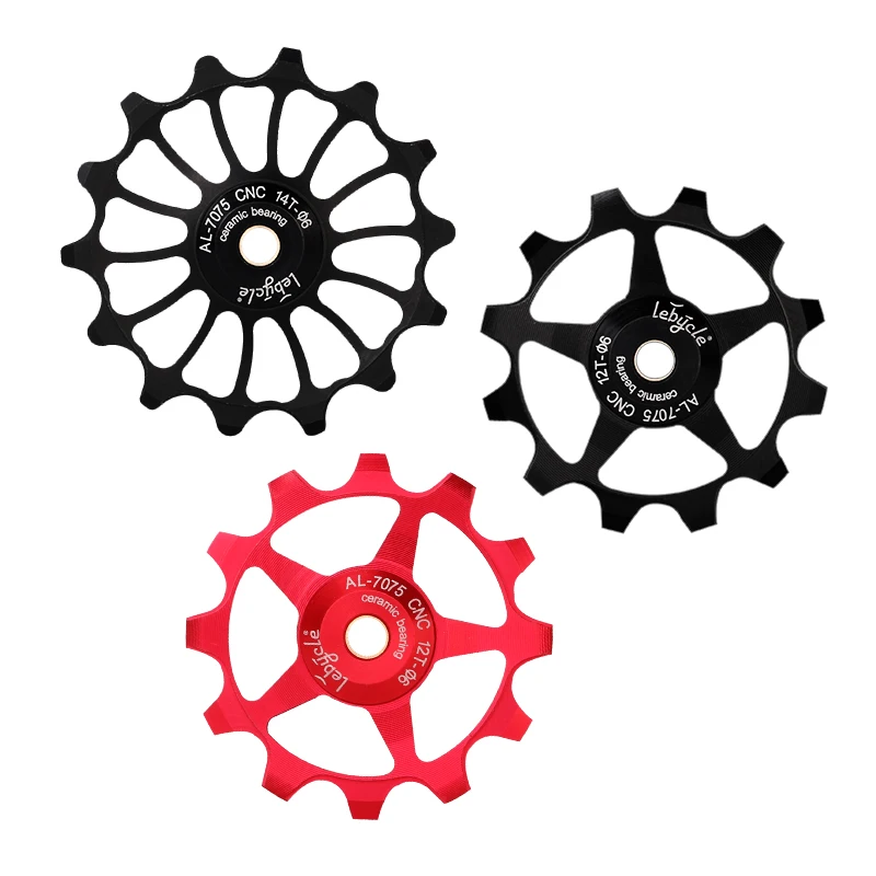 

Задний переключатель передач для велосипеда, 10T 12T 14T 16T, фрикционый шкив 7075 CNC, направляющий ролик для дорожного велосипеда, направляющий, 4 мм...