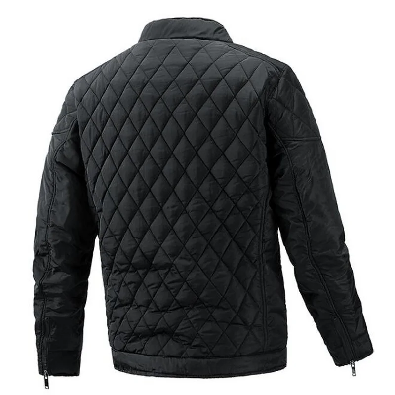 Basic Parkas Men Casual Stand Collar Bread Padded Coat Men Fashion Winter Jackets Mens Outwear