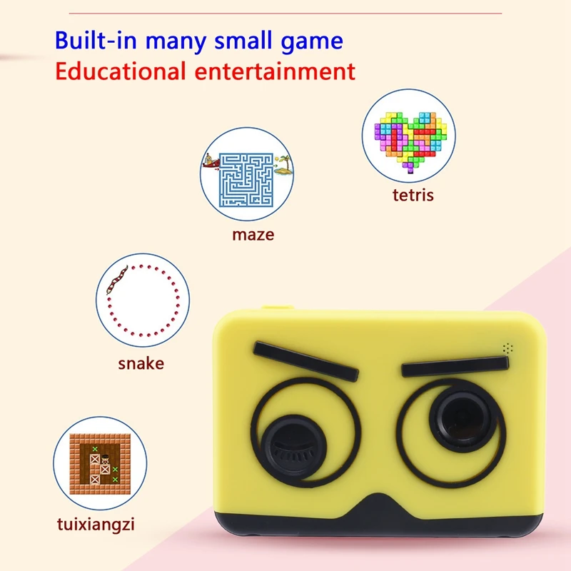

1920X1080P Camera, Lightweight and Portable Mini Cartoon Autofocus Children's Small Slr Camera