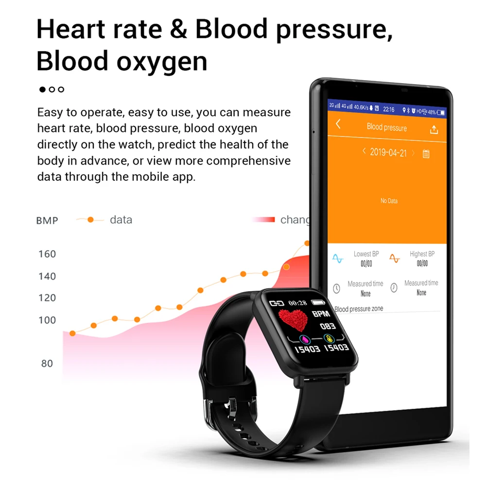 senbono women men smart watch for android watch ip67 waterproof push message chronographeart rate blood pressure smartwatch free global shipping