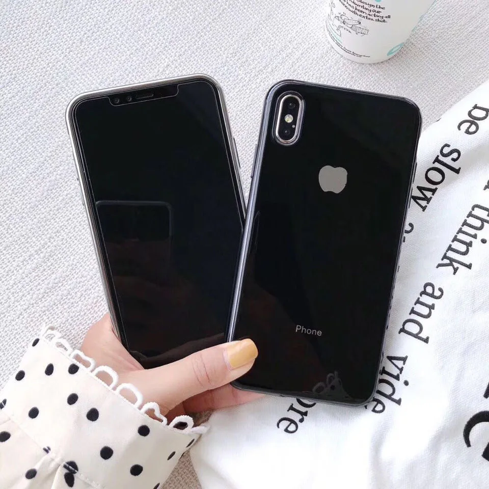 Чехол для iphone 6 7 8 Plus яркая Роскошная ударопрочная Гальваническая рамка + мягкая