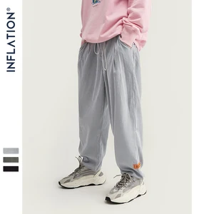 Брюки INFLATION Streetwear в стиле хип-хоп, мужские свободные Панталоны 2020, Осенние новые дышащие ветровки, повседневные мужские брюки 93306W