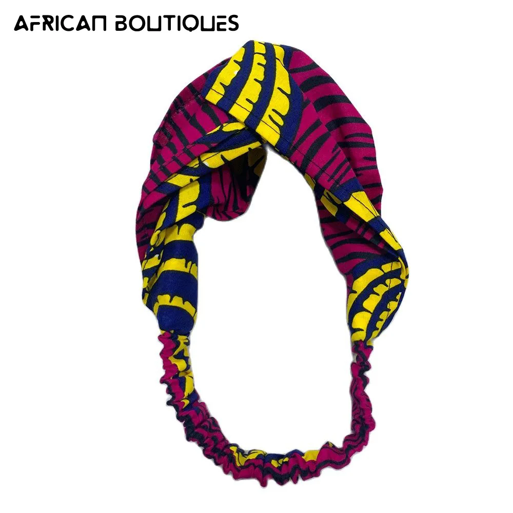 

African Pattern Print Headband for Women Ankara Style Hair Band Make Up Hair Wrap Headwear Turban Ladies Hair Accessories