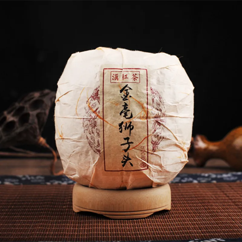 

Gold Buds Dian Hong Yunnan Tea Black Feng Qing Golden Melon Tuocha Dianhong 500g for Health Care Lose Weight
