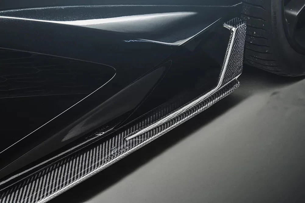 Боковые юбки из углеродного волокна фартуки бампер молдинг отделка чехол для