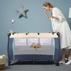 Детская кровать детские кроватки портативный Съемный манеж детская кроватка игровое одеяло мягкая игровая кровать детская игра Складная Мебель HWC