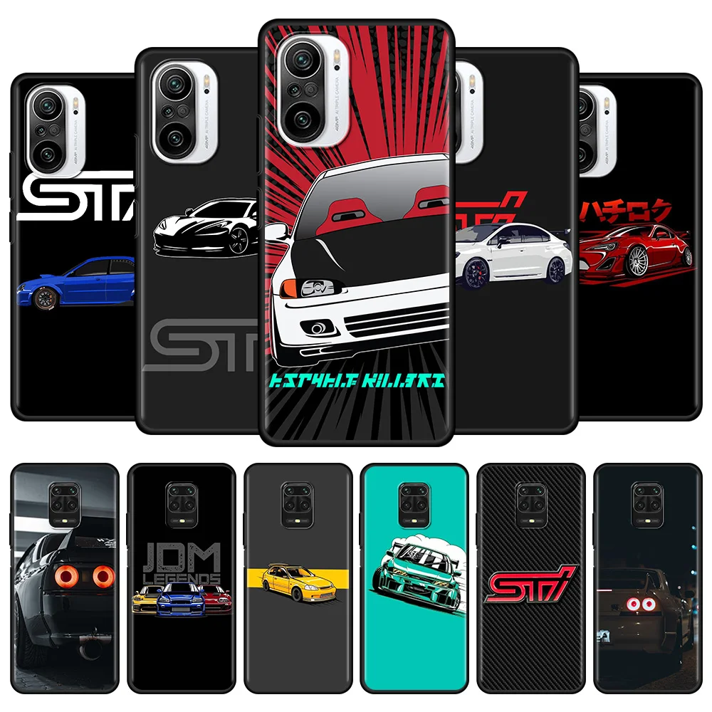 Phone Case For Xiaomi Redmi Note 9 8 10 Pro 9T 9S 8T 7 10Lite Coque for redmi 9 9C 9A 9T 8 8A 7 Capa JDM Subaru WRX Sti Logo