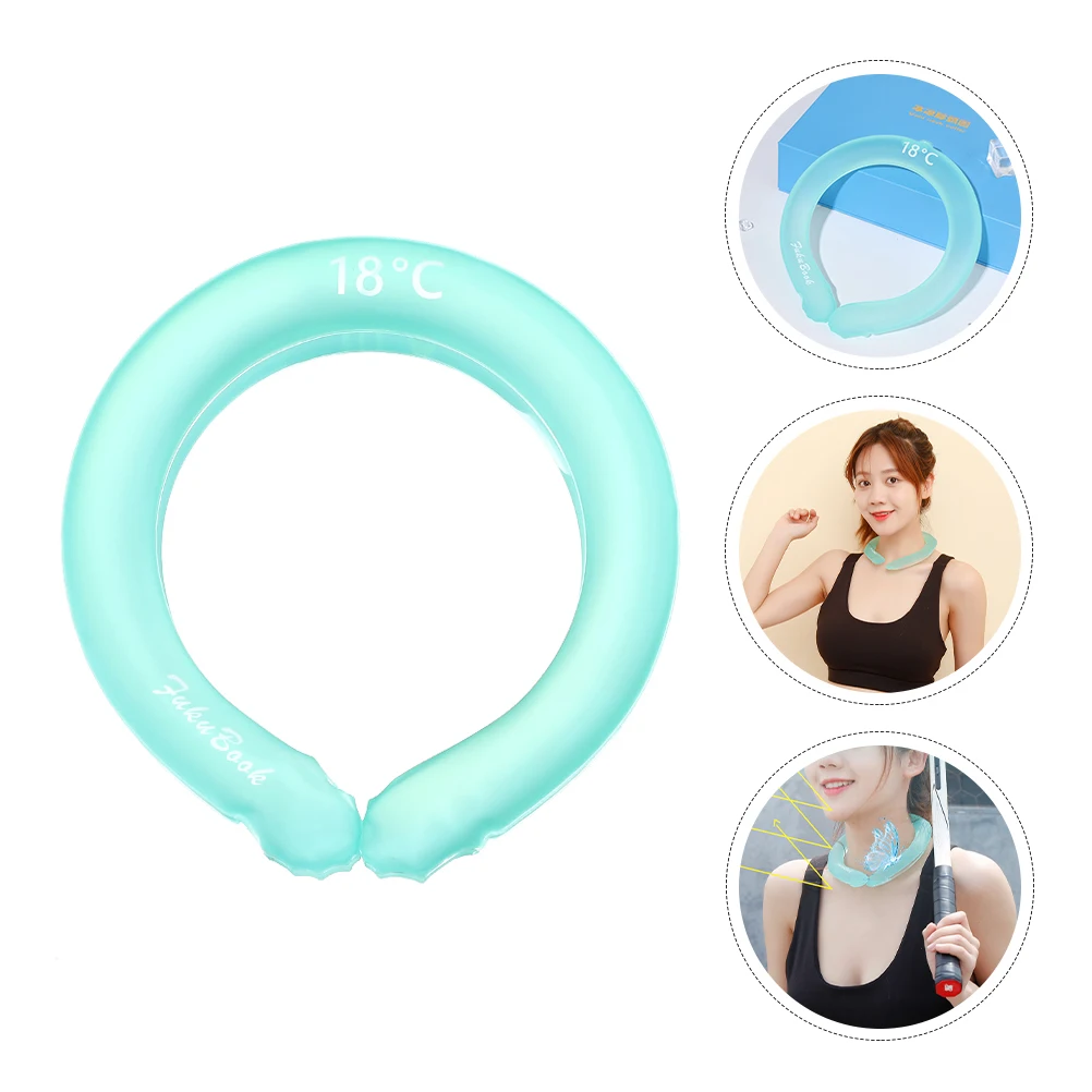 

1pc Summer Heat Prevention Cooling Pad Cold Neck Collar Ice Cushion Pillow