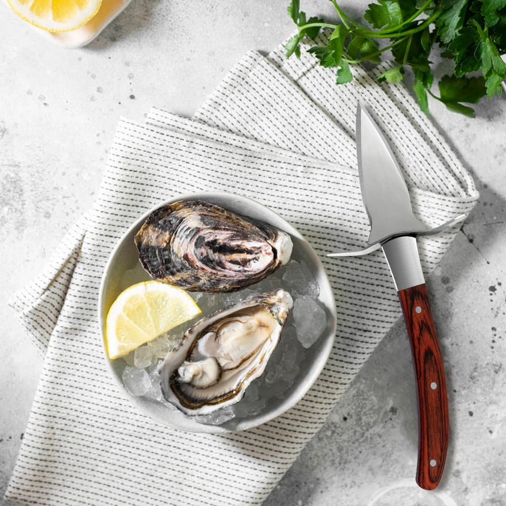 

Stainless Steel Oyster Knife,seafood Tools Seafood Shell, Shelled Oyster Knife, Multi-Purpose and Easy To Carry Seafood Knife