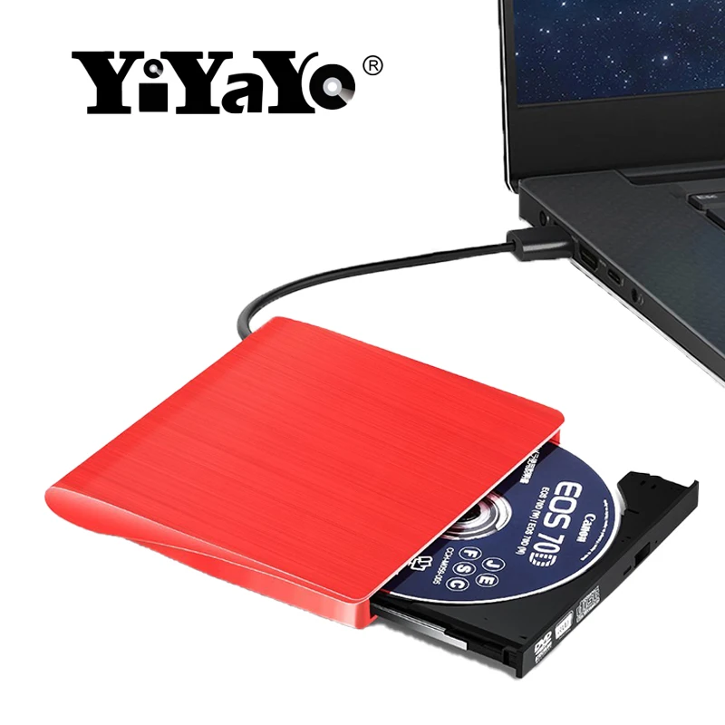 USB 3 0 DVD-привод YiYaYo устройство для записи компакт-дисков внешний проигрыватель