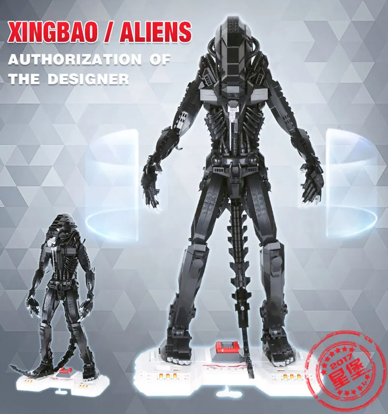 XingBao 04001 креативная серия из фильма робот-инопланетянин набор для детей Сделай Сам сборочный Робот Модель Набор строительных блоков Кирпичи Игрушки