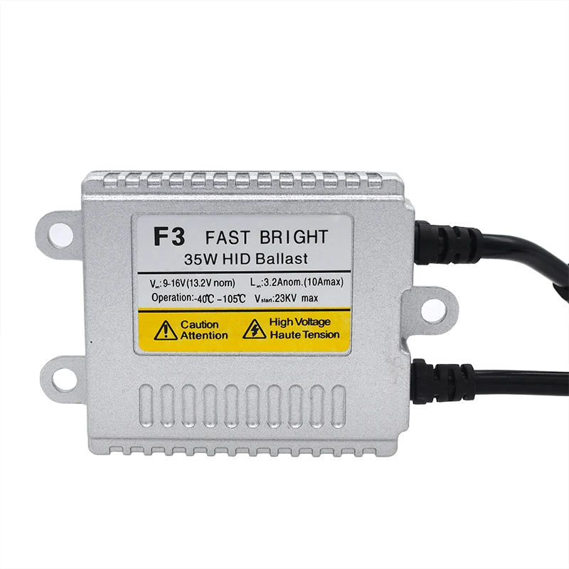 12V AC 35W тонкий HID ксеноновый балласт F3 Быстрый старт электронный конверсионный для