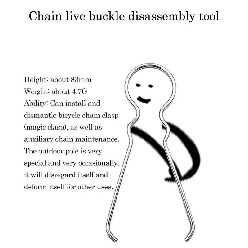 

Bicycle Demolition Chain Deduction Tool Mountain Bike Buckle Portable Simple Tool Bike Accessories