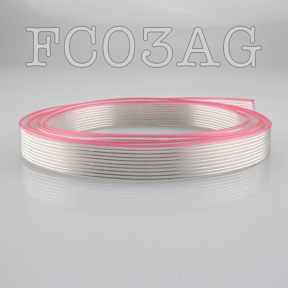 Audiocrast FC03ag посеребренный плоский кабель для динамика в стиле nordost неразъемный