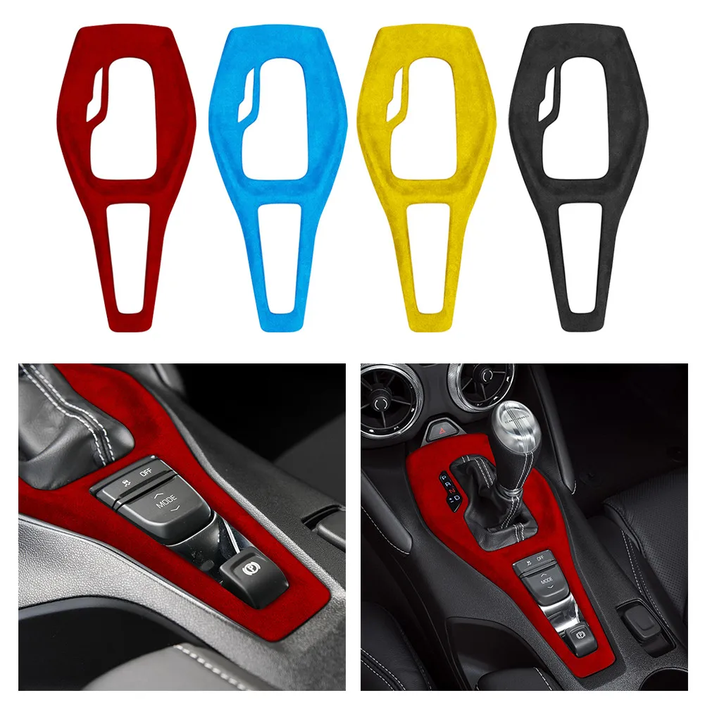 

Центральная консоль алькантара, панель переключения передач, отделка для Chevrolet Camaro2017 + панель переключения передач, отделка