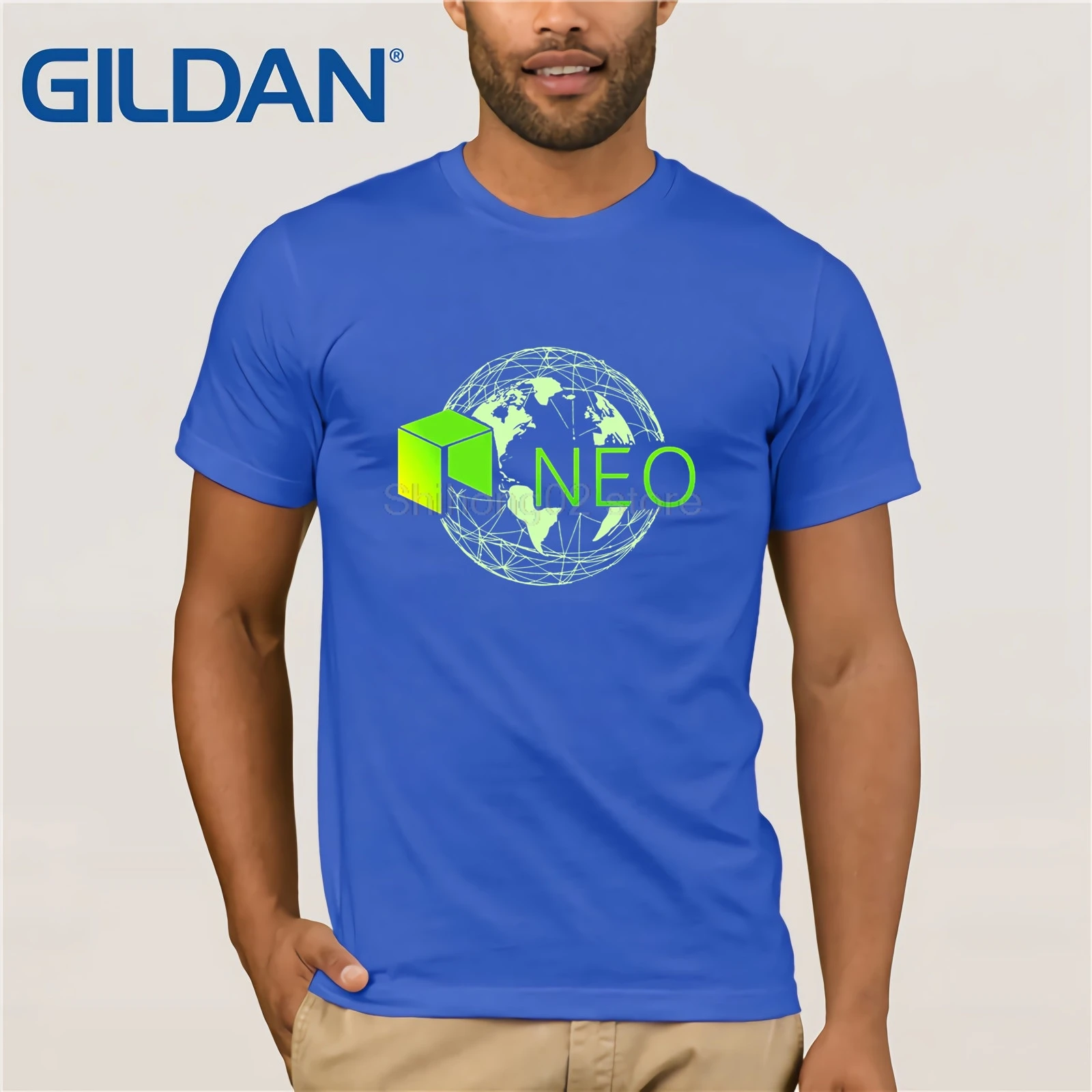 Neo Crypto Cryptocurrency Shirt Summer T-shirt | Мужская одежда