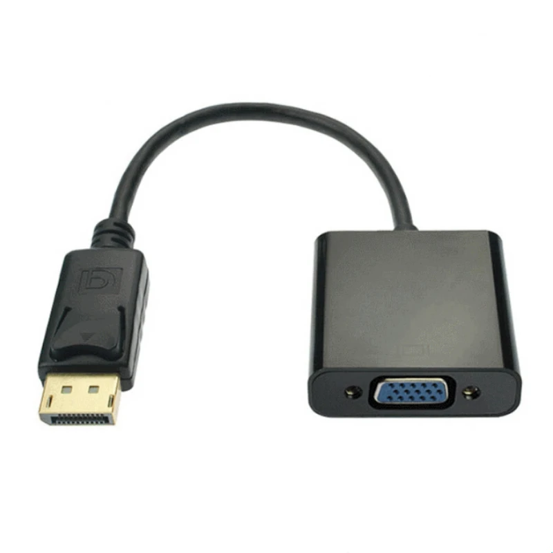 

Male Display Port DP to VGA Female Adapter Cable Converter For Projector DTV TV HDVD Player 1080P