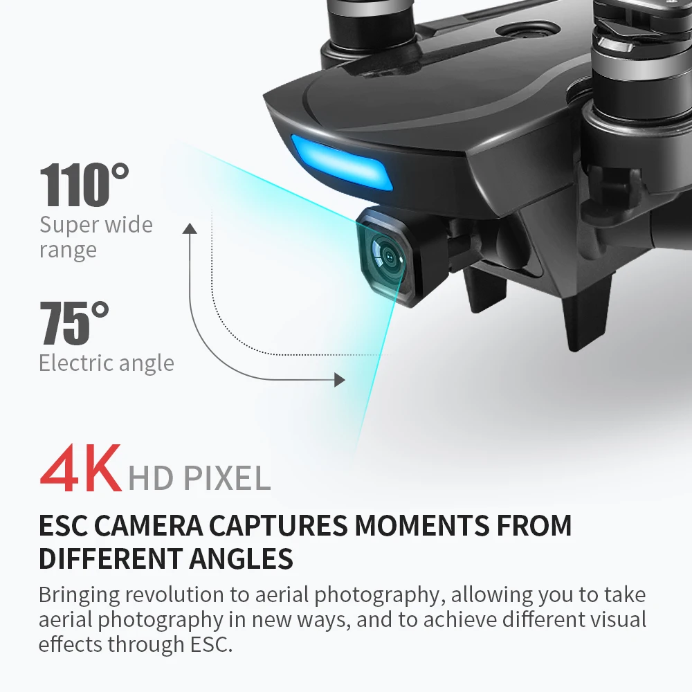 Дрон CG033 складной 4K Wi-Fi HD gps оптический поток позиционирование дистанционное