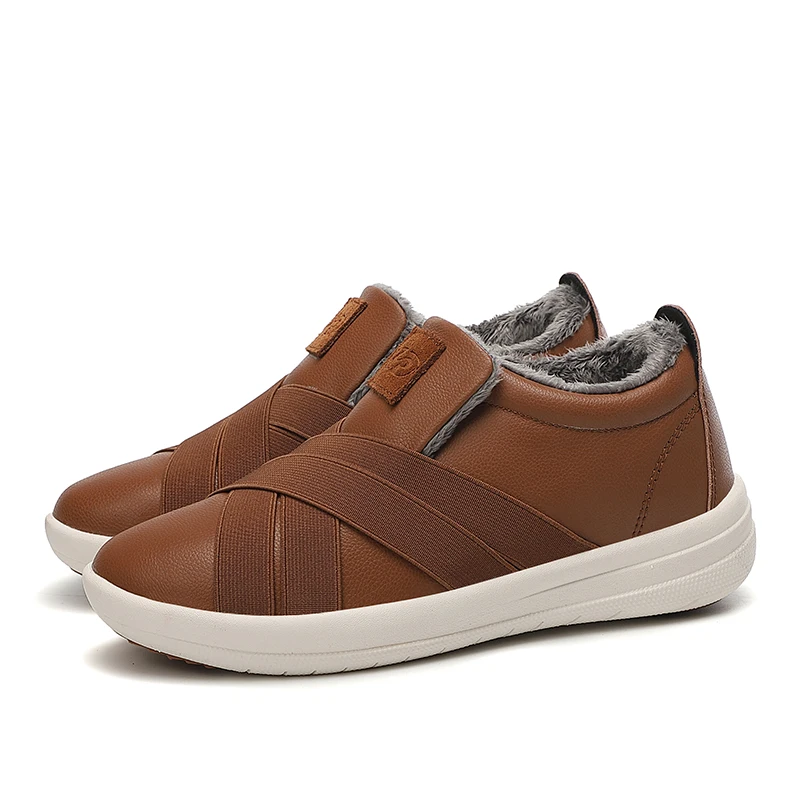 RUIFF/спортивная обувь для женщин Хлопковая Флисовая женская Прогулочная Обувь мам