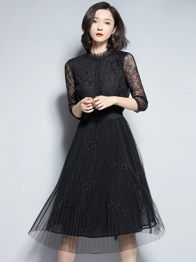 Летние и весенние платья летние 2020 самая большая обувь женская одежда черные